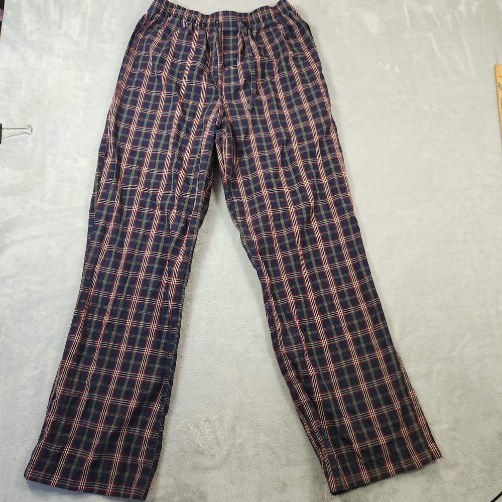 Brooks‎ Brothers Green Plaid Pajama PJ Pants Men's Small Sleepwear Lounge Pants